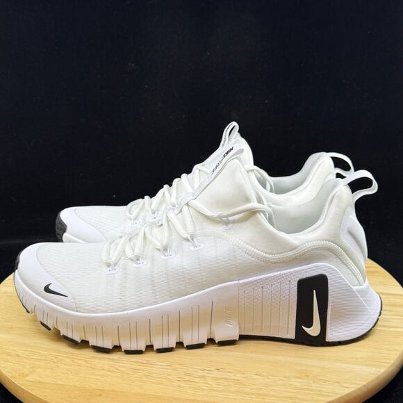 Nike Free Metcon 6 White Black Nby FJ7127-101 Sz 13 Mens Crossfit Gym Training main image 6